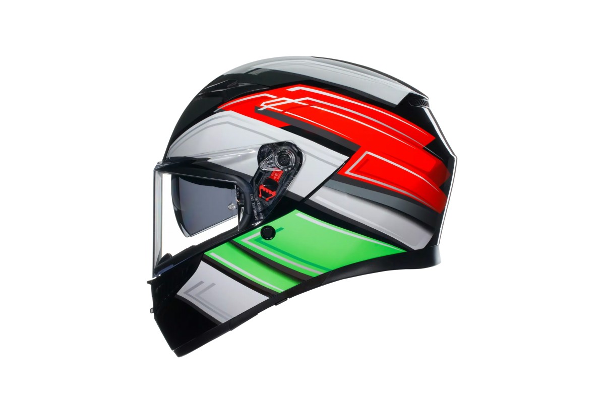 CASCO INTEGRALE AGV K3 ECE 2206 WING BLACK / ITALY