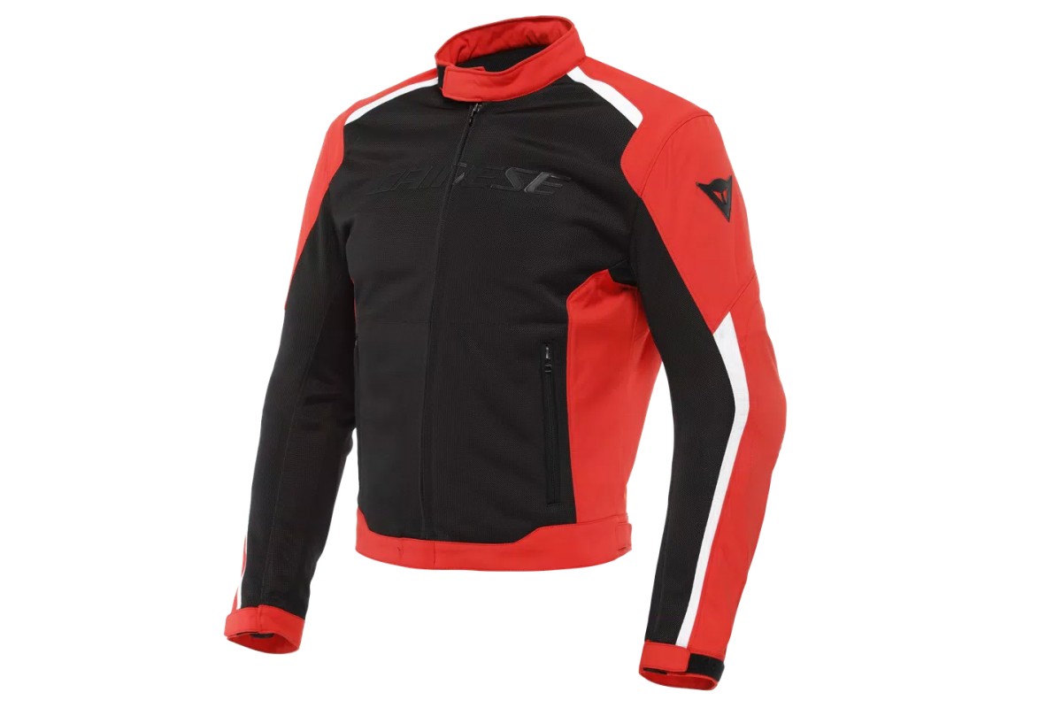 HYDRAFLUX 2 AIR D-DRY® - GIACCA MOTO IMPERMEABILE UOMO BLACK/LAVA RED