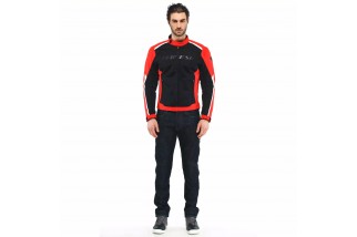 HYDRAFLUX 2 AIR D-DRY® - GIACCA MOTO IMPERMEABILE UOMO BLACK/LAVA RED