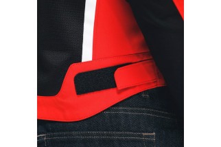 HYDRAFLUX 2 AIR D-DRY® - GIACCA MOTO IMPERMEABILE UOMO BLACK/LAVA RED