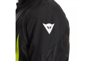DAINESE HEROSPHERE AIR - GIUBBOTTO MOTO ESTIVO TRAFORATO UOMO BLACK/WHITE/YELLOW