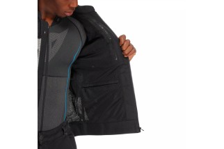 DAINESE HEROSPHERE AIR - GIUBBOTTO MOTO ESTIVO TRAFORATO UOMO BLACK/WHITE/YELLOW