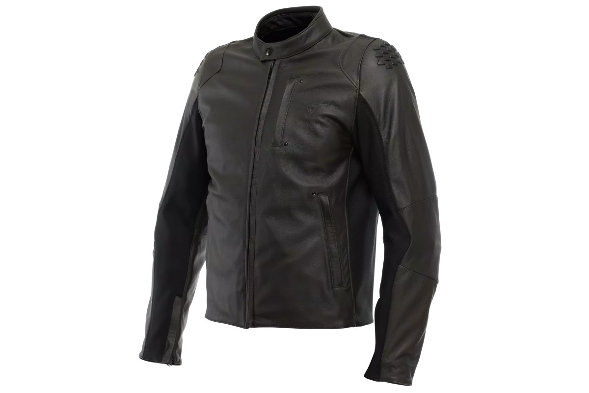 DAINESE ISTRICE - GIACCA MOTO IN PELLE UOMO DARK BROWN