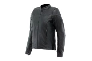 DAINESE ITINERE - GIACCA MOTO IN PELLE DONNA BLACK