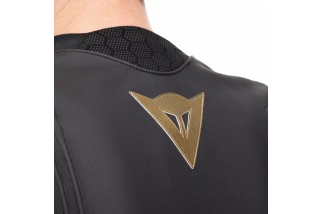 RACING 5 - GIACCA MOTO IN PELLE UOMO BLACK/GOLD