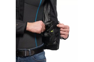 RACING 5 - GIACCA MOTO IN PELLE UOMO BLACK/GOLD