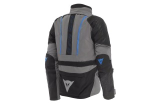 GULLFOSS D-DRY - GIACCA MOTO ADVENTURE 4 STAGIONI DA UOMO GARGOYLE/BLACK/BLUE