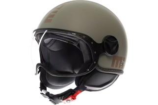 CASCO JET MOMODESIGN FGTR CLASSIC FLIP MATT GREEN / BRONZE