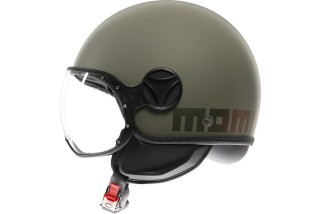 CASCO JET MOMODESIGN FGTR CLASSIC FLIP MATT GREEN / BRONZE