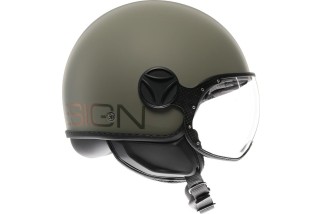 CASCO JET MOMODESIGN FGTR CLASSIC FLIP MATT GREEN / BRONZE