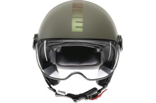 CASCO JET MOMODESIGN FGTR CLASSIC FLIP MATT GREEN / BRONZE