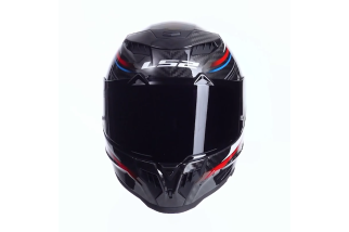 CASCO INTEGRALE IN CARBONIO LS2 DRAGON FF807 SUBIC WHITE BLUE RED GLOSS