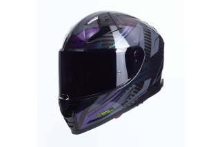 CASCO INTEGRALE IN CARBONIO LS2 VECTOR II CARBON FF811 SAVAGE CHAMELEON-06 GLOSS