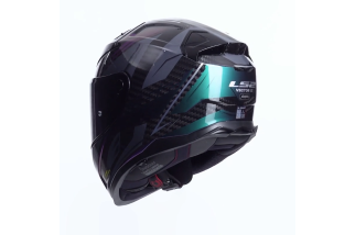 CASCO INTEGRALE IN CARBONIO LS2 VECTOR II CARBON FF811 SAVAGE CHAMELEON-06 GLOSS