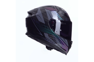 CASCO INTEGRALE IN CARBONIO LS2 VECTOR II CARBON FF811 SAVAGE CHAMELEON-06 GLOSS
