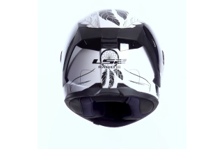 CASCO INTEGRALE LS2 RAPID III FF820 BOHO WHITE BLACK PINK