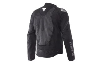 DAINESE VENTAR AIR TEX - GIACCA MOTO ESTIVA IN TESSUTO UOMO BLACK ANTHRACITE WHITE