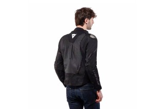 DAINESE VENTAR AIR TEX - GIACCA MOTO ESTIVA IN TESSUTO UOMO BLACK ANTHRACITE WHITE