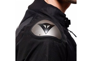 DAINESE VENTAR AIR TEX - GIACCA MOTO ESTIVA IN TESSUTO UOMO BLACK ANTHRACITE WHITE