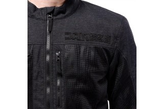 DAINESE ALFAMA AIR TEX - GIACCA MOTO ESTIVA IN TESSUTO UOMO DARK GREY BLACK
