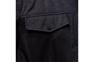 DAINESE ALFAMA AIR TEX - GIACCA MOTO ESTIVA IN TESSUTO UOMO DARK GREY BLACK