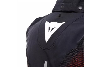 DAINESE SUPER SPRINT AIR TEX - GIACCA MOTO ESTIVA IN TESSUTO UOMO BLACK/WHITE/RED