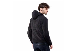 DAINESE VINTEDGE AIR TEX - GIACCA MOTO ESTIVA IN TESSUTO UOMO BLACK/BLUE/RED