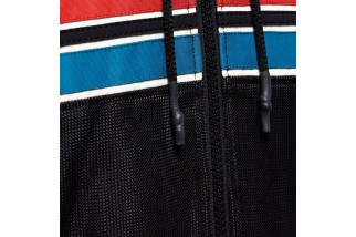 DAINESE VINTEDGE AIR TEX - GIACCA MOTO ESTIVA IN TESSUTO UOMO BLACK/BLUE/RED