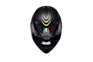 CASCO INTEGRALE AGV K3 ECE 2206 SYTH MATT BLACK YELLOW FLUO