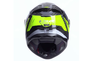 CASCO INTEGRALE IN CARBONIO LS2 VECTOR II CARBON FF811 SAVAGE GLOSS GIALLO FLUO