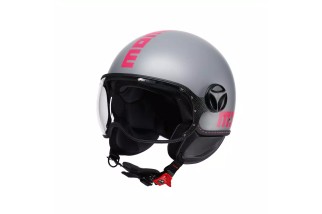 CASCO JET MOMODESIGN FGTR CLASSIC FLUO MATT GREY / FUCSIA