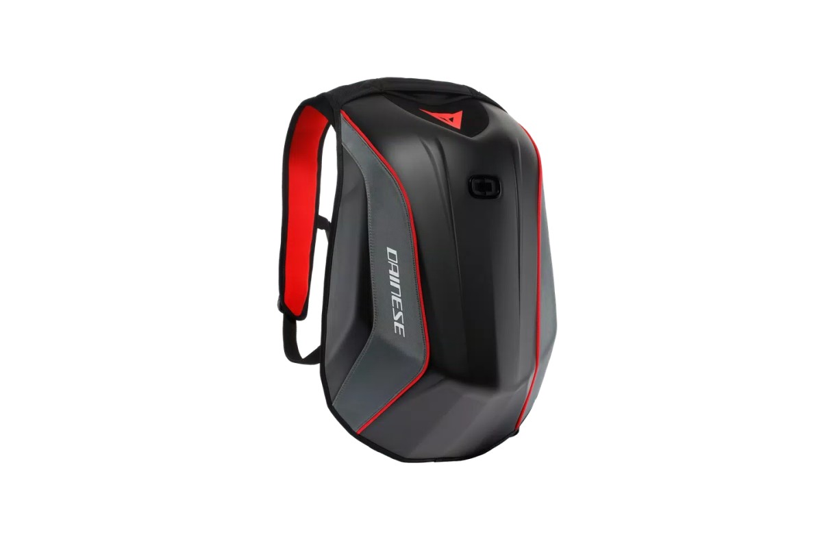 DAINESE D-MACH 2 - ZAINO SPORT BIKER BLACK/GREY/RED