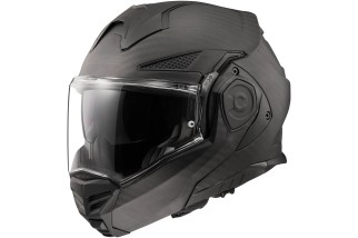 LS2 ADVANT X CARBON FF901 CASCO MODULARE REVERSIBILE 180° NERO OPACO