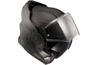 LS2 ADVANT X CARBON FF901 CASCO MODULARE REVERSIBILE 180° NERO OPACO