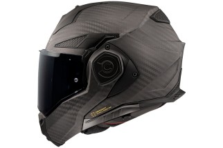 LS2 ADVANT X CARBON FF901 CASCO MODULARE REVERSIBILE 180° NERO OPACO