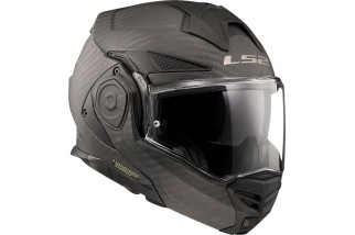 LS2 ADVANT X CARBON FF901 CASCO MODULARE REVERSIBILE 180° NERO OPACO