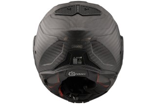 LS2 ADVANT X CARBON FF901 CASCO MODULARE REVERSIBILE 180° NERO OPACO