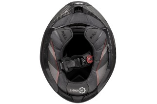 LS2 ADVANT X CARBON FF901 CASCO MODULARE REVERSIBILE 180° NERO OPACO
