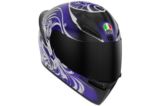 AGV CASCO INTEGRALE K1 S ECE 2206 WINDRUNNER BLACK/PURPLE/SILVER