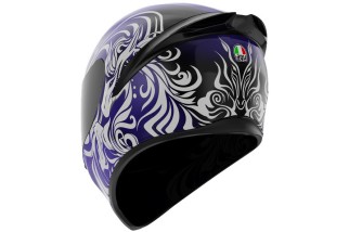AGV CASCO INTEGRALE K1 S ECE 2206 WINDRUNNER BLACK/PURPLE/SILVER