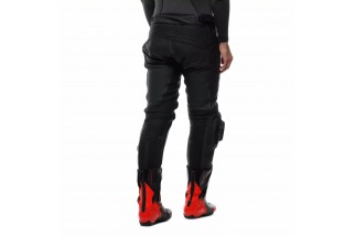 DELTA 4 - PANTALONI DA MOTO IN PELLE UOMO BLACK/BLACK