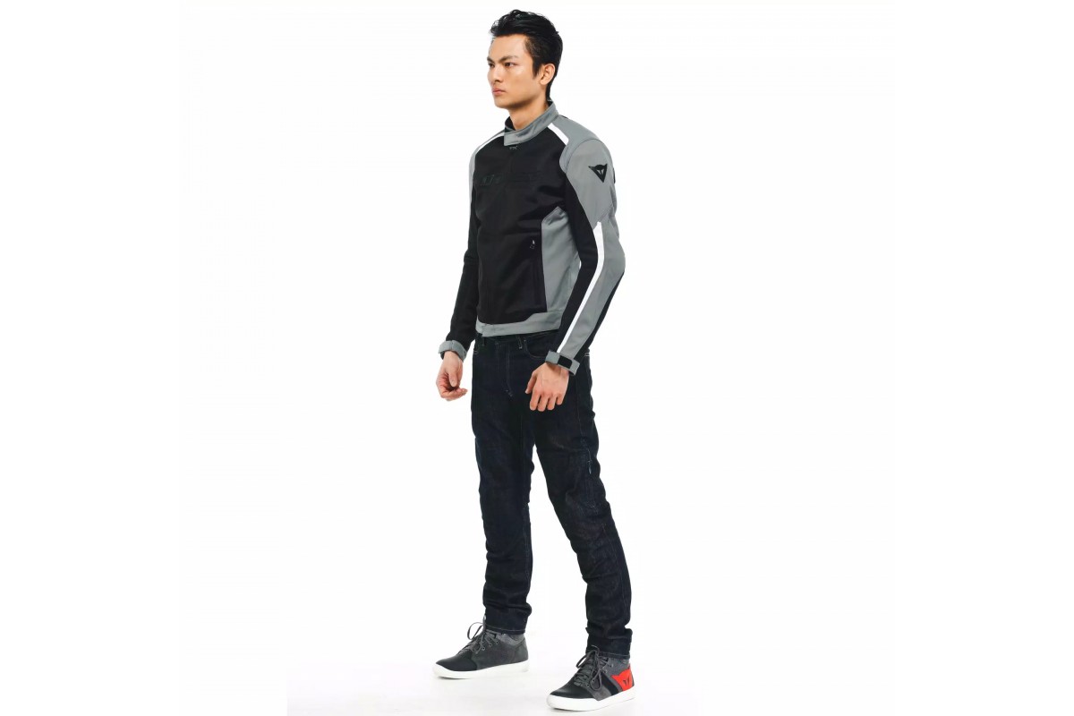HYDRAFLUX 2 AIR D-DRY® - GIACCA MOTO IMPERMEABILE UOMO BLACK/CHARCOAL GRAY