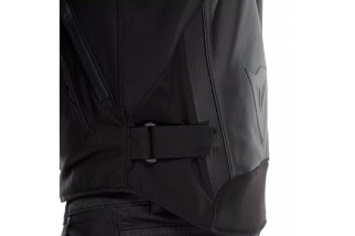 IPERATTIVA - GIACCA DA MOTO IN PELLE E TESSUTO DA UOMO