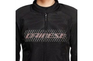 DAINESE HEROSPHERE AIR TEX - GIACCA MOTO ESTIVA DONNA BLACK/WHITE/PEACH