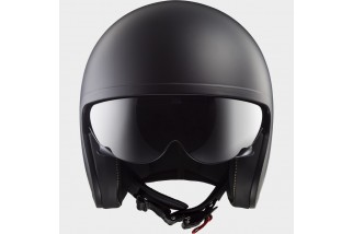 CASCO LS2 SPITFIRE II OF599 SOLID MATT BLACK-06